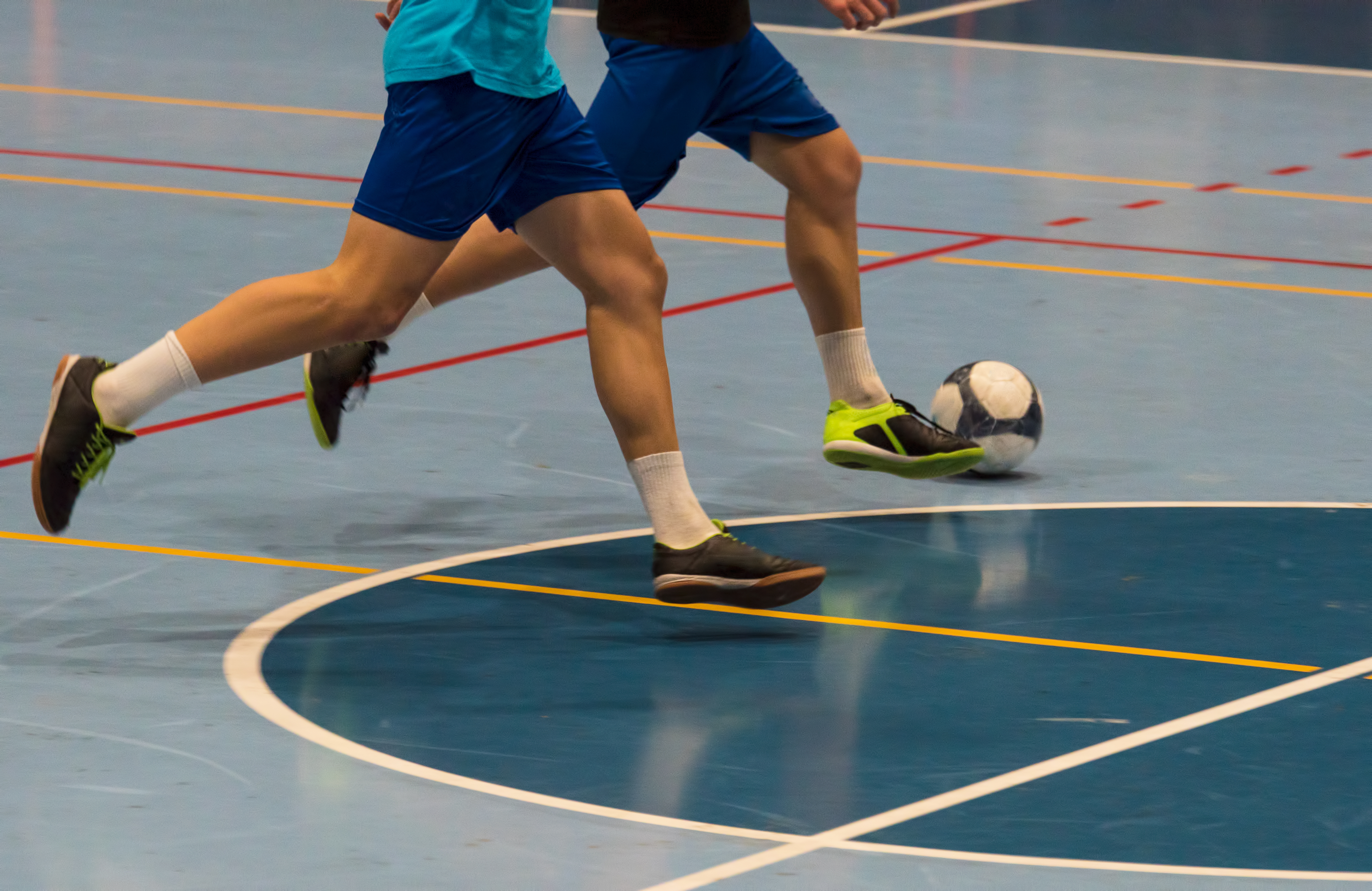 Duel van minivoetballers
