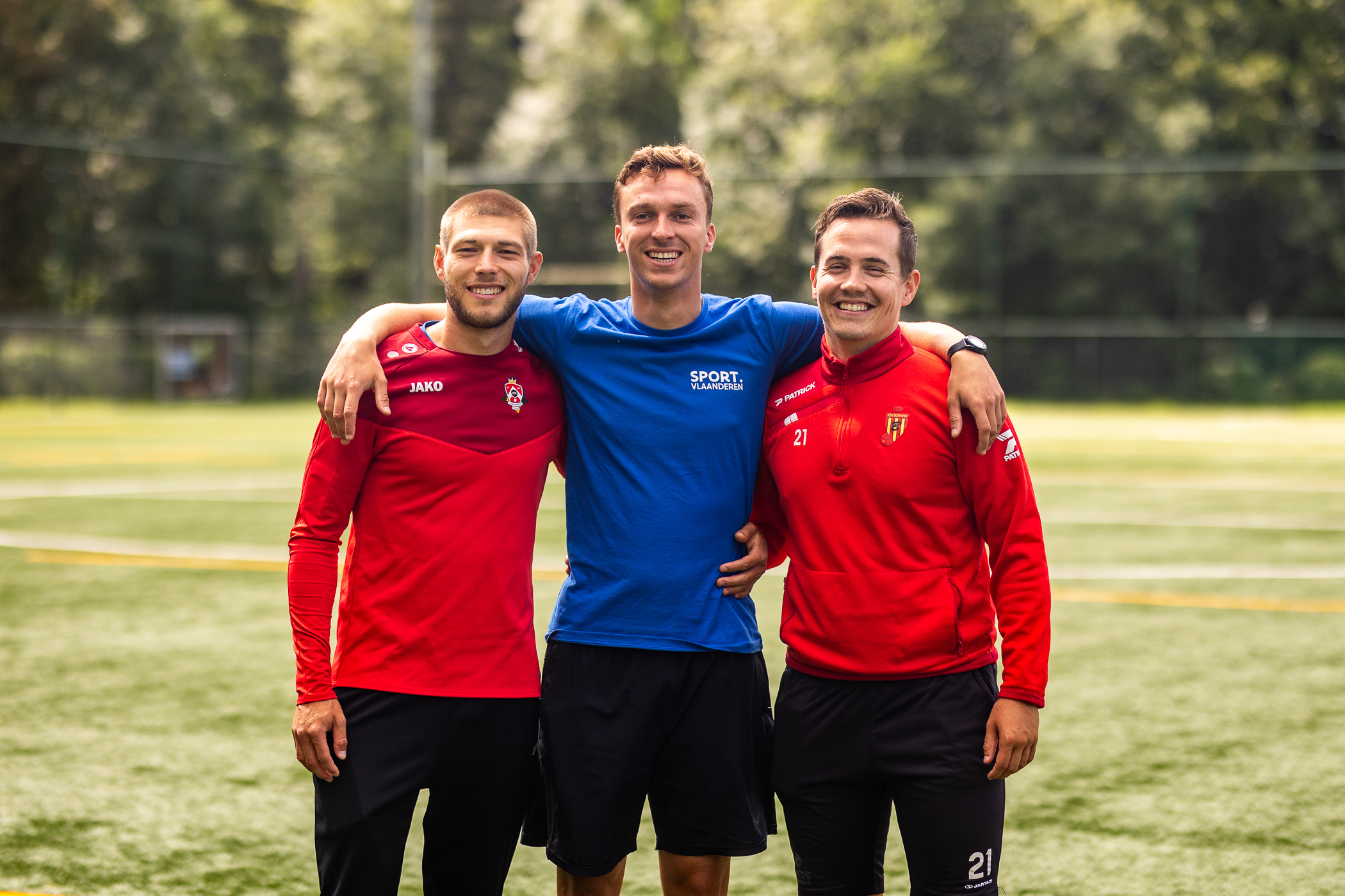 Zomershoot tijdens  de sportkampen
