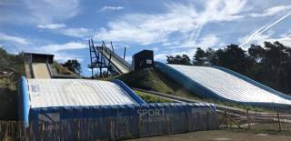Hierop zien jullie onze mooie dryslope en tubing baan te Genk