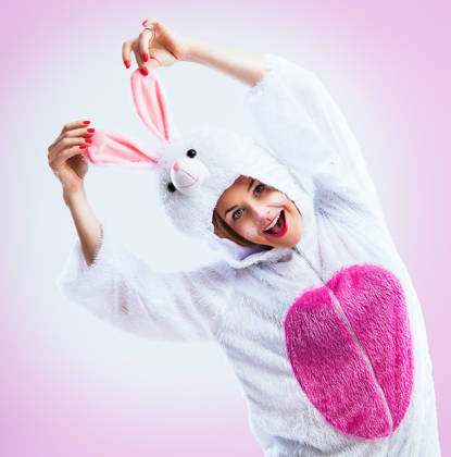 Happy easter bunny