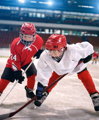 Duel spelers met stick
