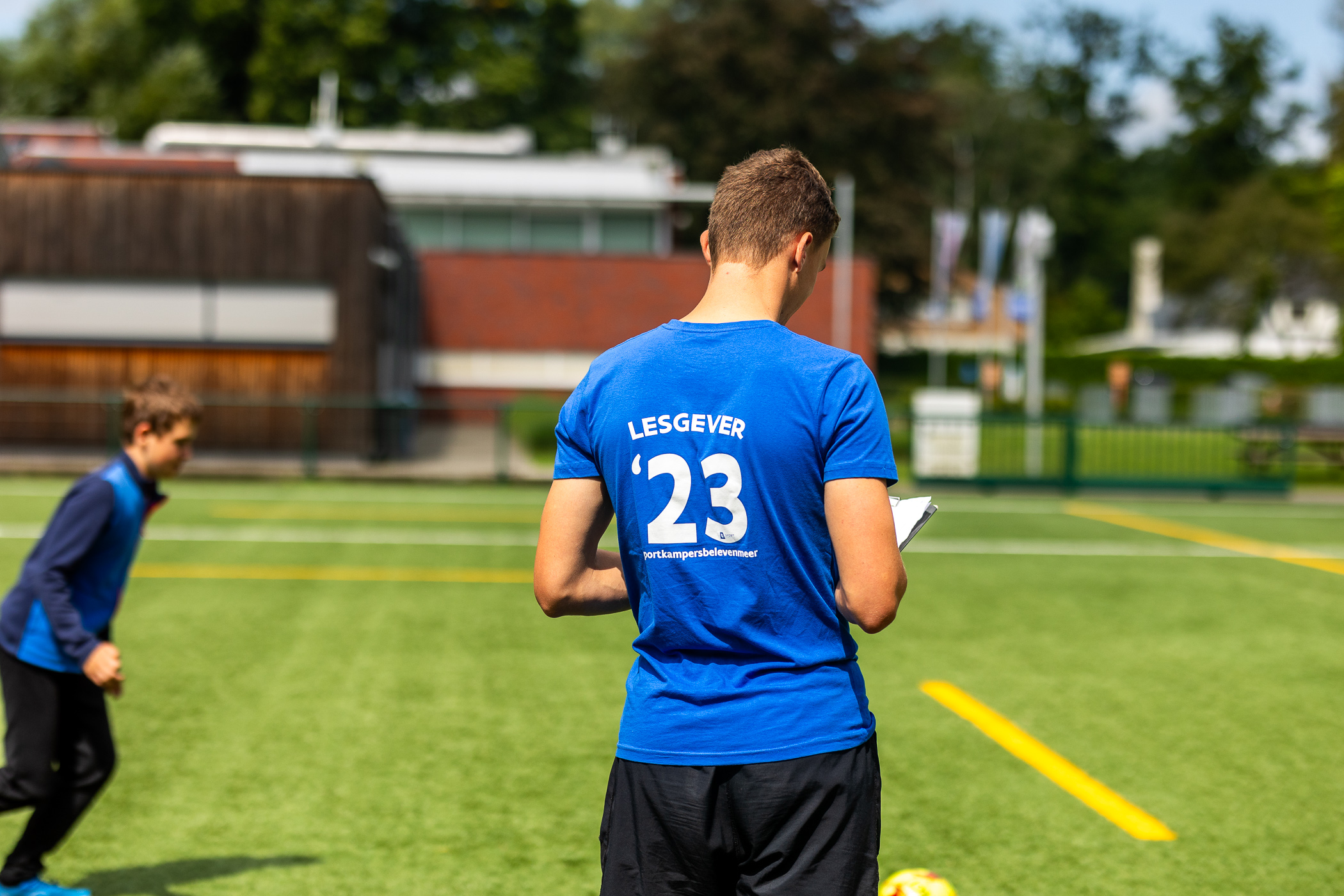 Zomershoot tijdens  de sportkampen